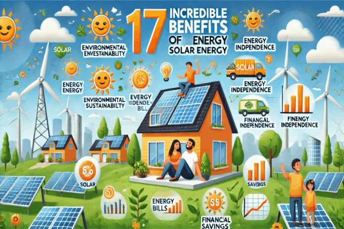 Introdução
A energia solar tem se tornado uma alternativa cada vez mais popular e sustentável para a geração de eletricidade em todo o mundo. Com benefícios ambientais significativos e um potencial de economia financeira atraente, a energia solar desperta o interesse de muitas pessoas que buscam uma forma mais limpa e econômica de atender às suas necessidades energéticas. Neste guia completo, vamos explorar os 17 incríveis benefícios da energia solar, destacando suas vantagens em diversos aspectos.