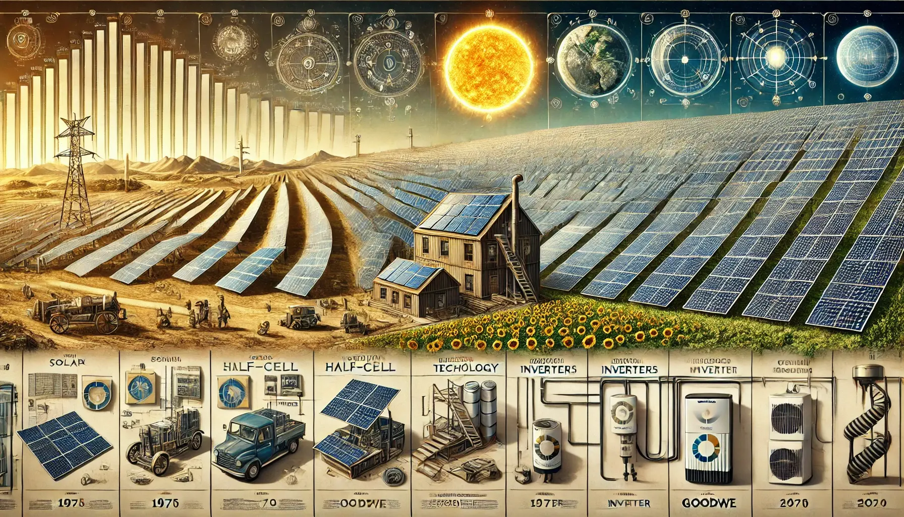 Introdução

A energia solar fotovoltaica tem sido uma das tecnologias mais transformadoras no campo da energia renovável ao longo da história. Desde suas origens até os impactos atuais, a evolução desta forma de energia tem revolucionado a maneira como pensamos sobre sustentabilidade e fontes de energia limpas. Neste artigo, exploraremos a história da energia solar fotovoltaica e seus impactos ao longo do tempo.