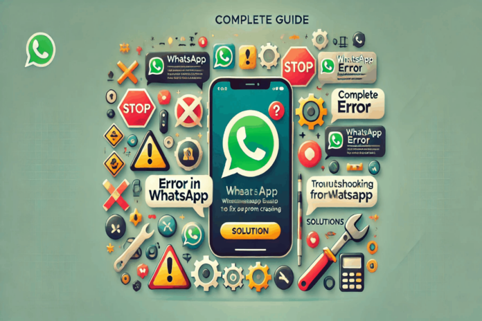 Erro no WhatsApp: Guia Completo para Corrigir e Prevenir o Fechamento Automático do App Erro no WhatsApp: Guia Completo para Corrigir e Prevenir o Fechamento Automático do App O WhatsApp é uma das plataformas de mensagens mais populares do mundo, utilizada por milhões de pessoas diariamente para se comunicar com amigos, familiares e colegas. No entanto, como qualquer aplicativo, o WhatsApp também pode apresentar problemas e bugs, levando ao fechamento automático do app. Neste guia completo, vamos abordar como corrigir e prevenir esse tipo de erro no WhatsApp.