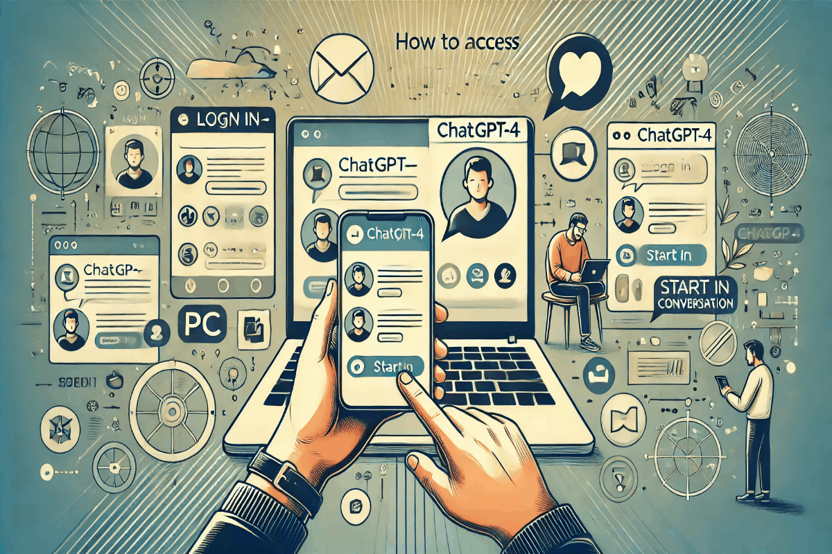Introdução

Seja para trabalho, estudo ou entretenimento, saber como acessar o ChatGPT-4 no seu PC ou celular rapidamente pode ser extremamente útil. Neste guia completo, vamos te ensinar passo a passo como acessar essa incrível ferramenta de inteligência artificial em ambas as plataformas, permitindo que você aproveite ao máximo todas as suas funcionalidades.

Acessando o ChatGPT-4 no PC

1.