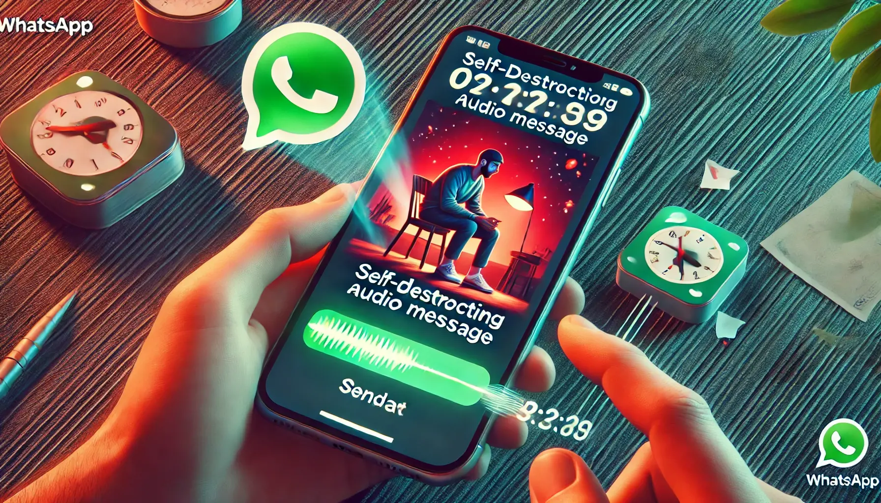 Mensagens de áudio autodestrutivas no WhatsApp: Novidade revolucionária

O WhatsApp lançou uma função inovadora que promete revolucionar a comunicação: mensagens de áudio autodestrutivas. Esta nova funcionalidade permite enviar mensagens de áudio que se apagam automaticamente após serem ouvidas, garantindo uma comunicação instantânea e efêmera, com mais privacidade e segurança nas conversas do WhatsApp.

Como usar as mensagens de áudio autodestrutivas no WhatsApp?

Para utilizar essa função inovadora, siga estes passos simples:

Passo 1: Atualize seu WhatsApp

  Verifique se o seu aplicativo está atualizado para acessar todas as novidades.