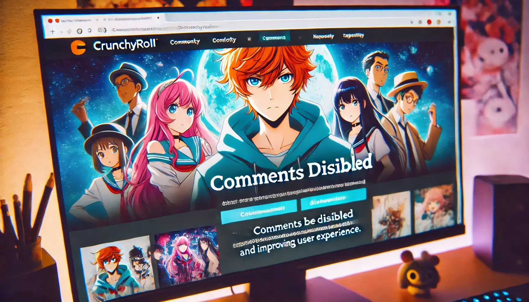 Crunchyroll Desativa Comentários: Estratégia para Melhorar a Experiência do Usuário e Combater Comportamentos Tóxicos