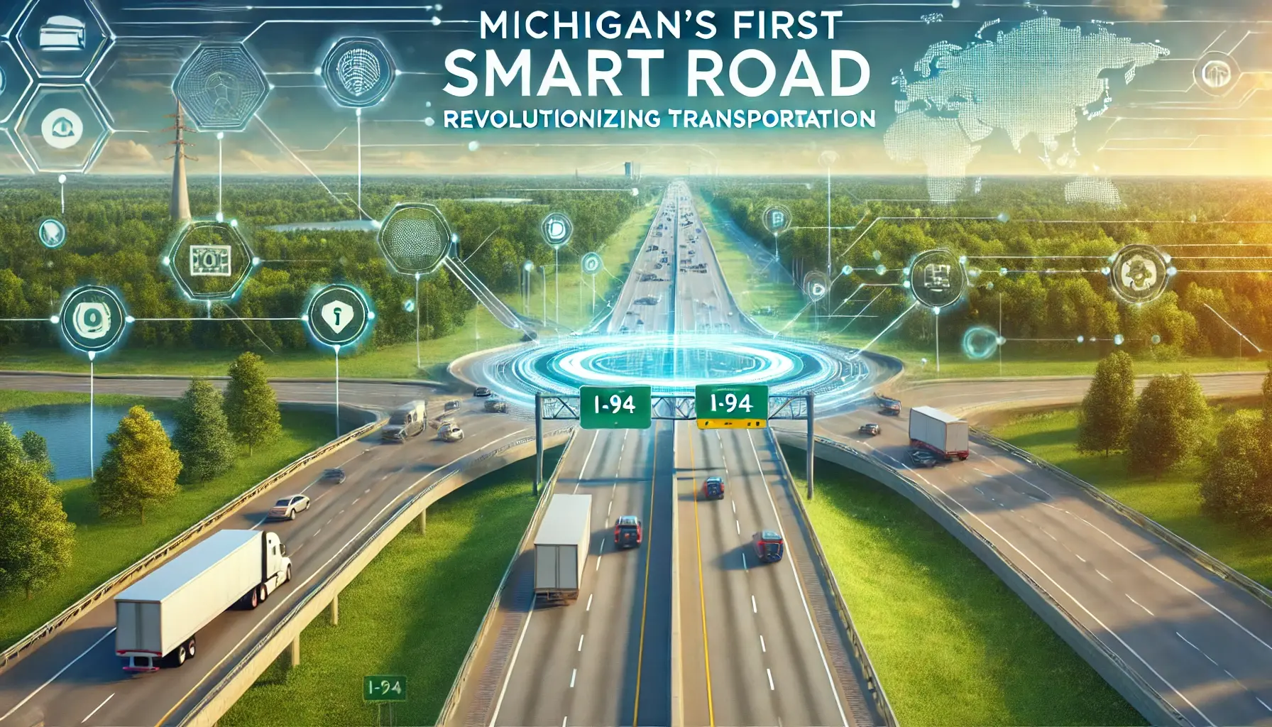 2 de julho de 2024 — Em um movimento inovador que promete transformar o futuro das rodovias americanas, o estado de Michigan anunciou hoje o desenvolvimento da primeira estrada inteligente do país. O projeto, que será implementado em um trecho de três milhas da I-94, está configurado para equipar a rodovia com sensores avançados e equipamentos de comunicação, elevando os padrões de segurança, eficiência e sustentabilidade no transporte.