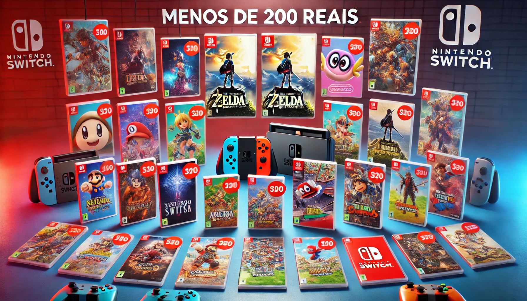 Os Melhores Jogos para Nintendo Switch por Menos de 200 Reais