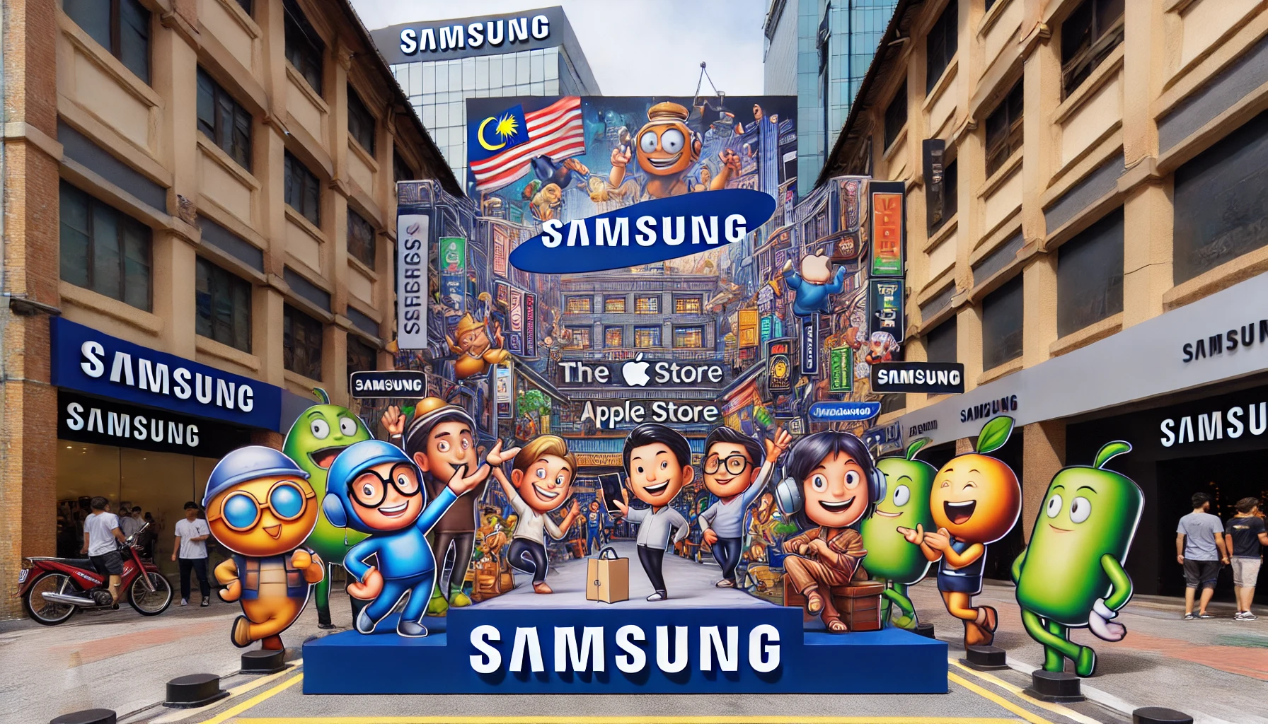 Samsung Responde com Humor à Abertura da Primeira Loja da Apple na Malásia