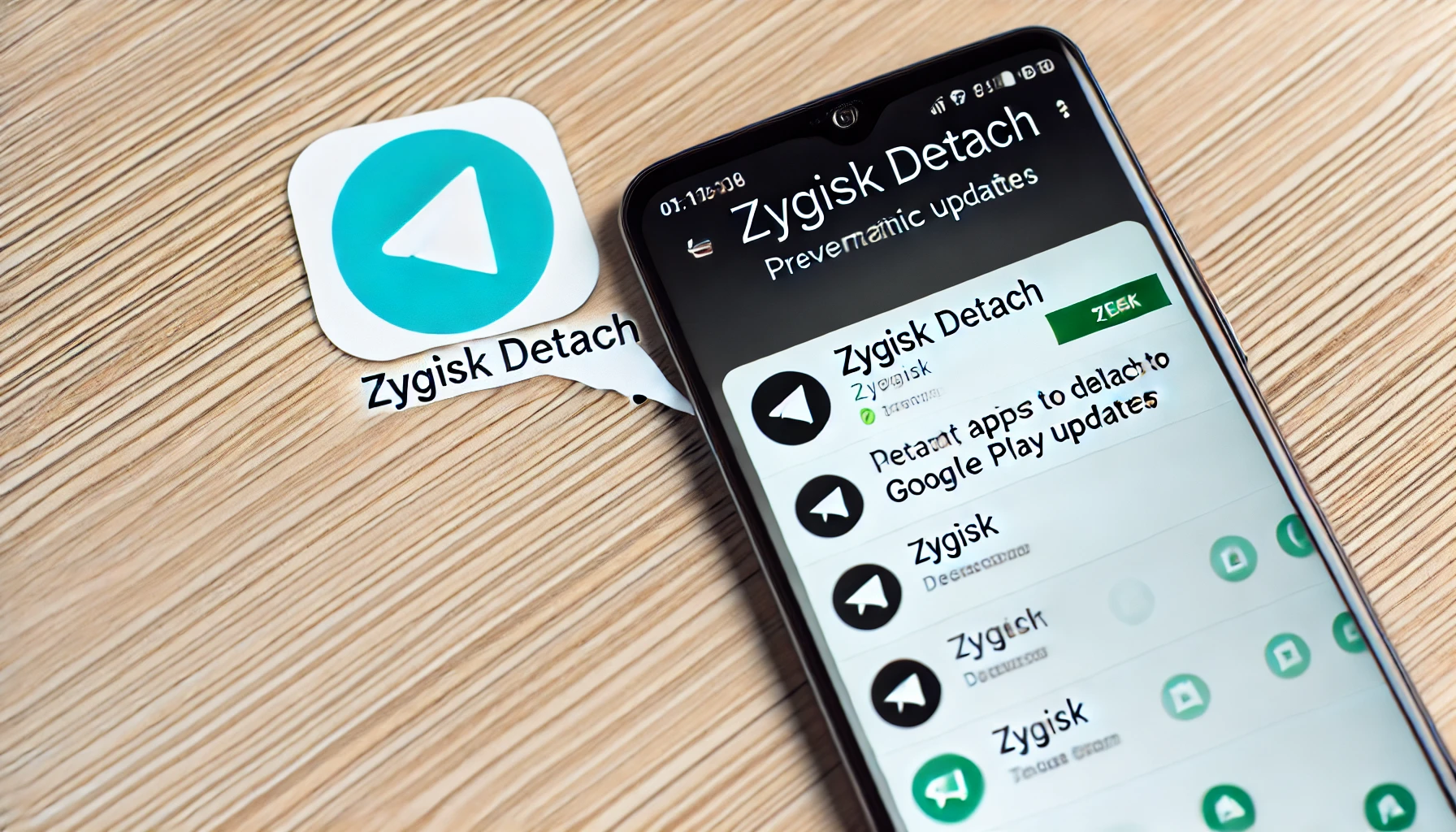 Zygisk Detach / Telegram: Desanexando APKs da Google Play Store Facilmente