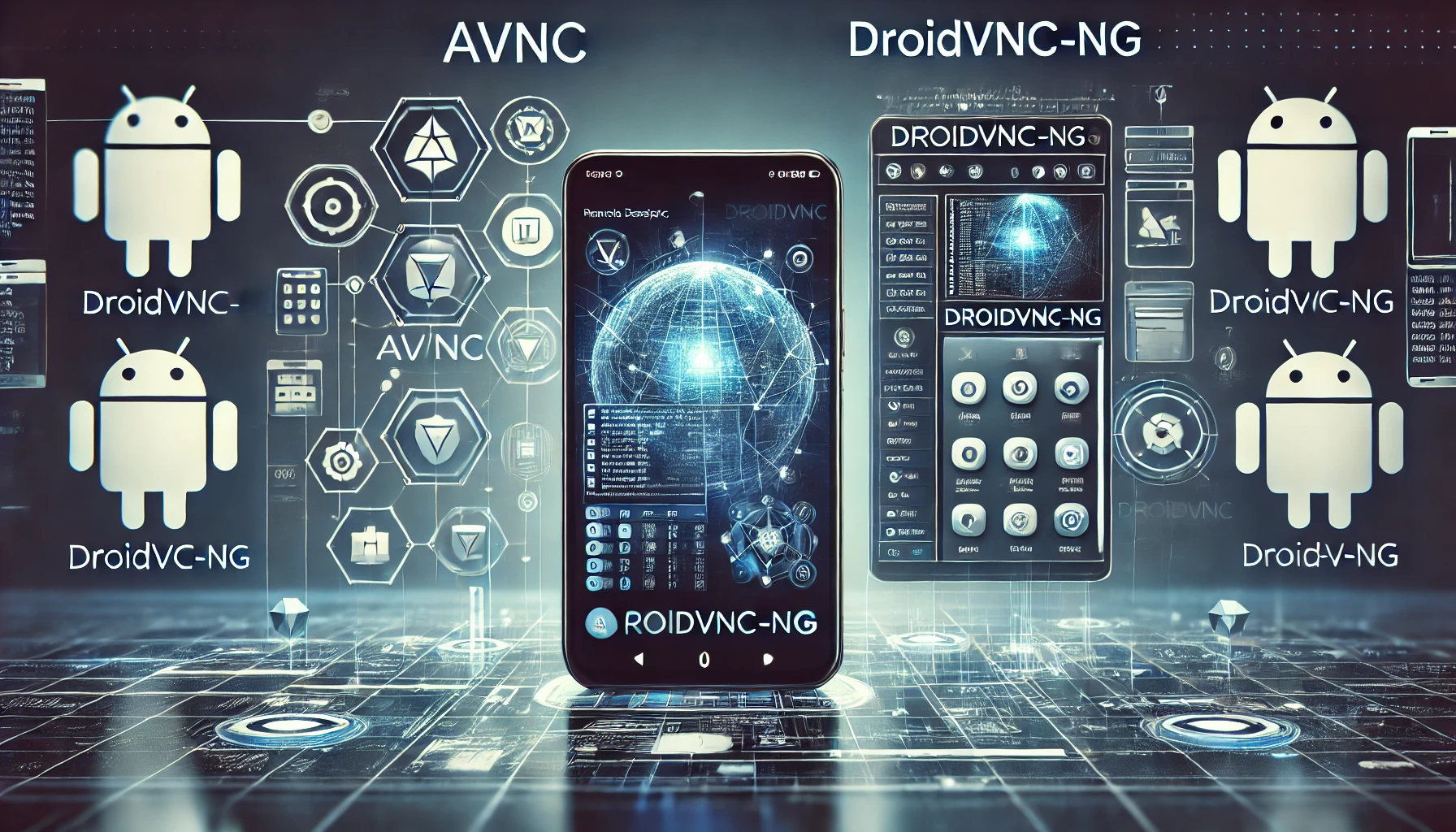 AVNC e DroidVNC-NG: Clientes de Área de Trabalho Remota para Android