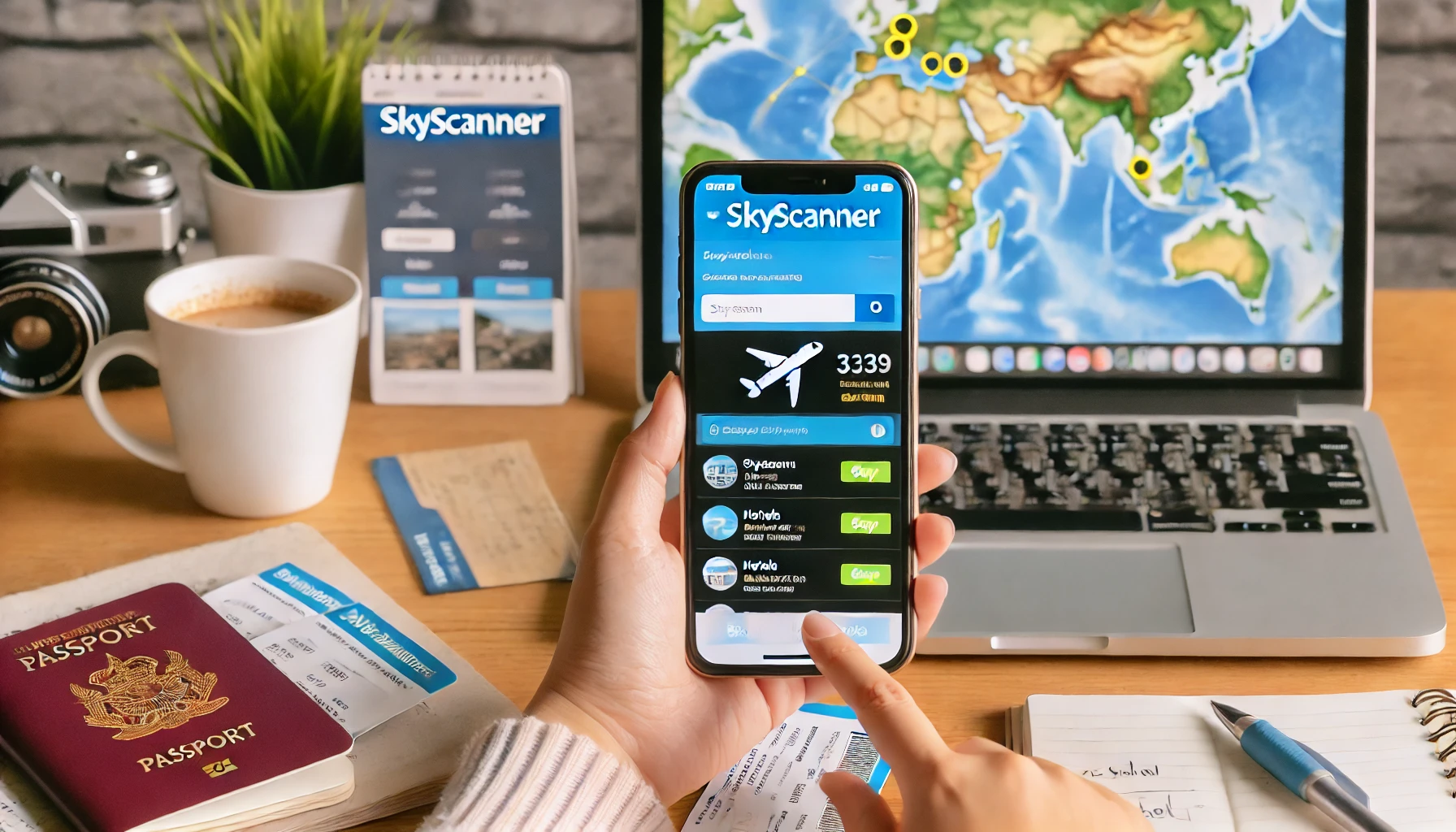 Como Economizei Muito Usando o Skyscanner para Planejar Minhas Viagens