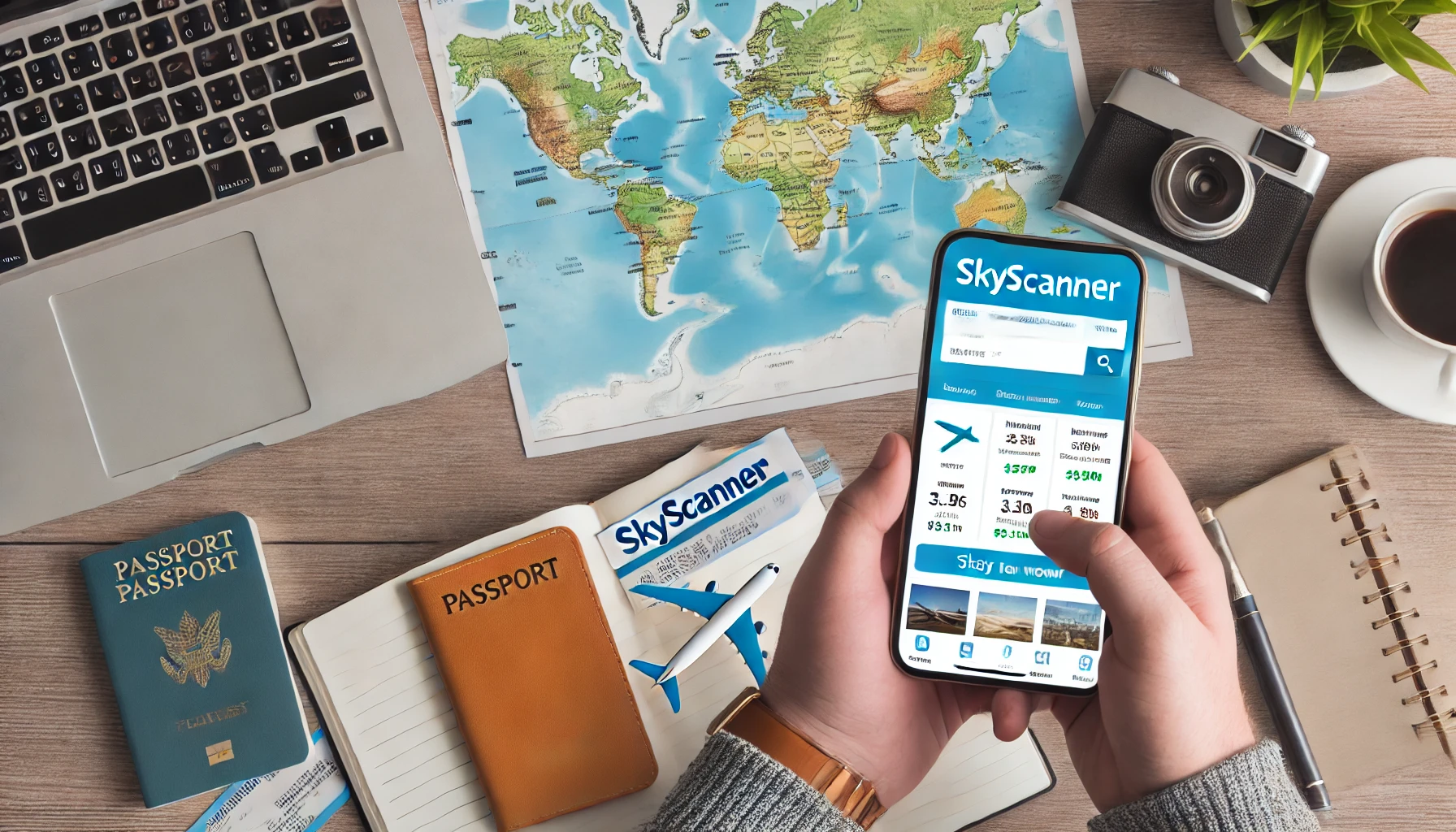 Como Economizei Muito Usando o Skyscanner para Planejar Minhas Viagens