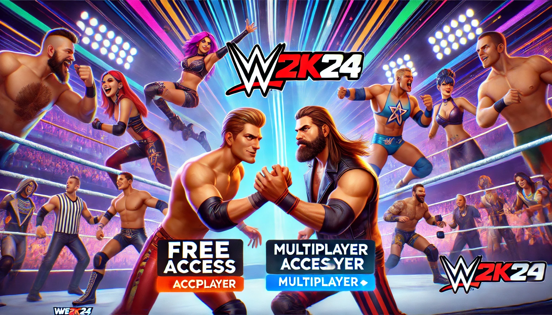 Jogue Grátis: WWE 2K24 Oferece Temporada Gratuita com Modo Cooperativo