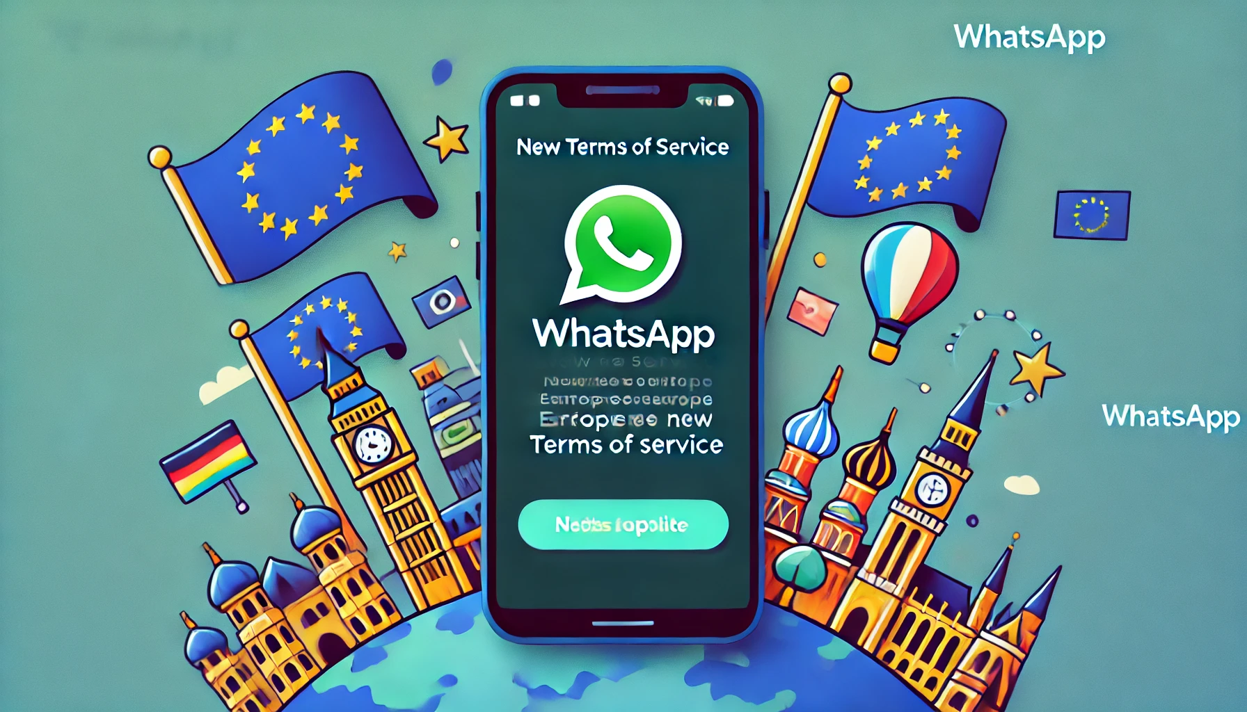 Whatsapp com Novos Termos de Serviço: Mudanças Cruciais para Usuários na Europa